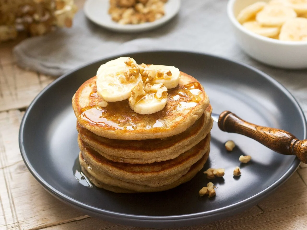 Panqueques de banana fit